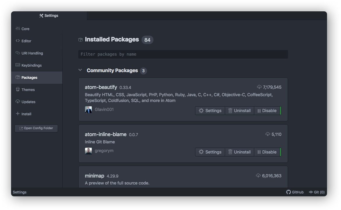 Truesca | Installing Atom Package